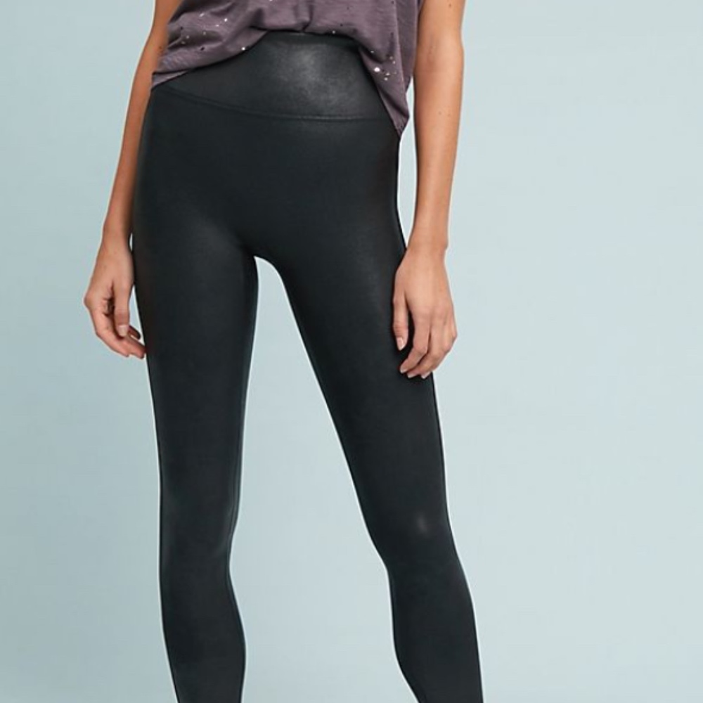 Spanx XS faux leather leggings